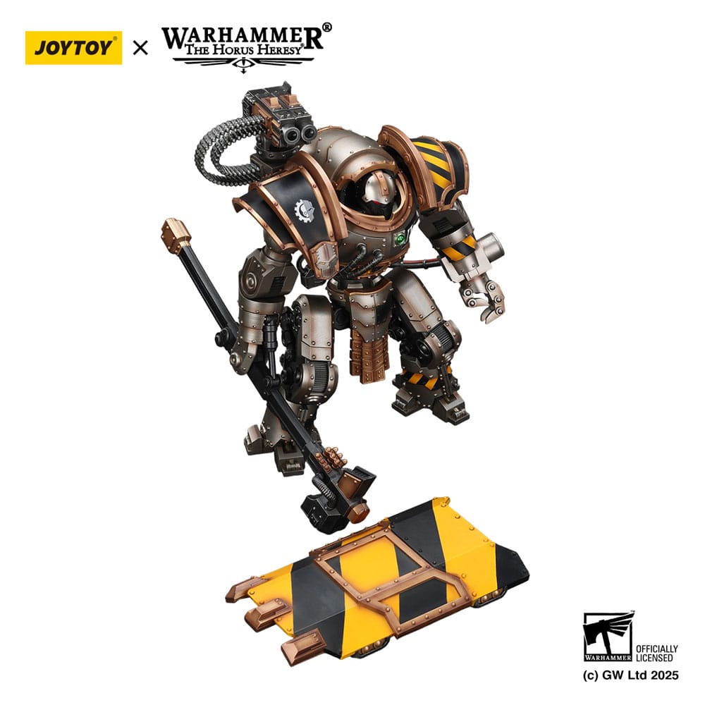 Warhammer The Horus Heresy Action Figure Iron Warriors Iron Circle Domitar Ferrum Class Battle automata with Karceri Battle Shield Joy Toy (CN)