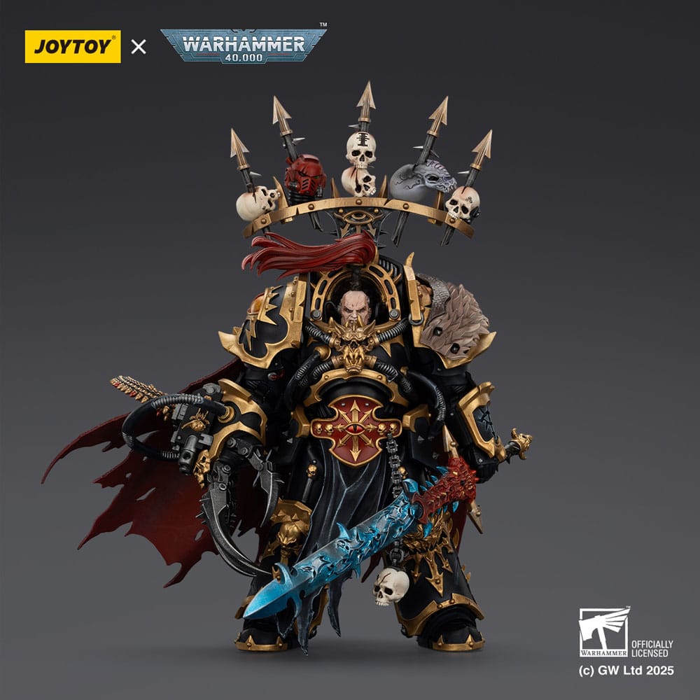 Warhammer 40 000 Action Figure Black Legion Abaddon the Despoiler with Drach'nyen and the Talo Joy Toy (CN)