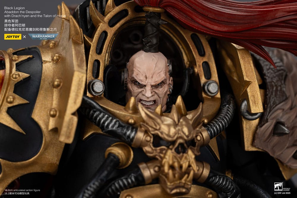 Warhammer 40 000 Action Figure Black Legion Abaddon the Despoiler with Drach'nyen and the Talo Joy Toy (CN)