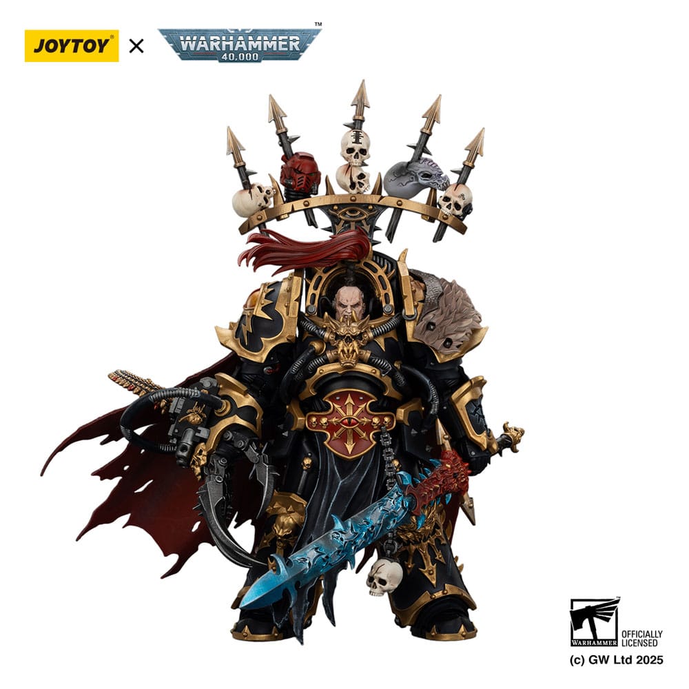 Warhammer 40 000 Action Figure Black Legion Abaddon the Despoiler with Drach'nyen and the Talo Joy Toy (CN)