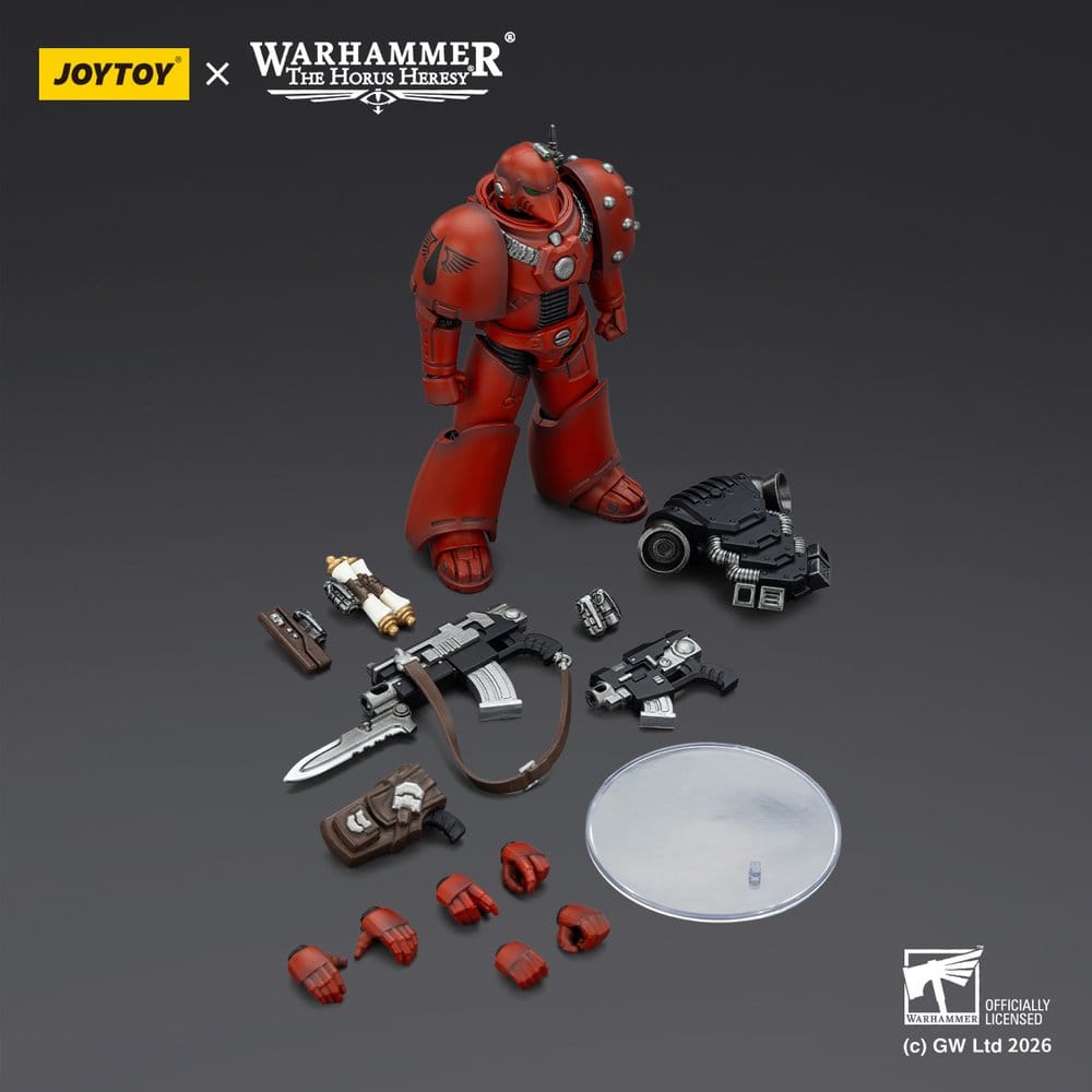 Warhammer The Horus Heresy Action Figure Blood Angels MKVI Tactical Legionary Joy Toy (CN)