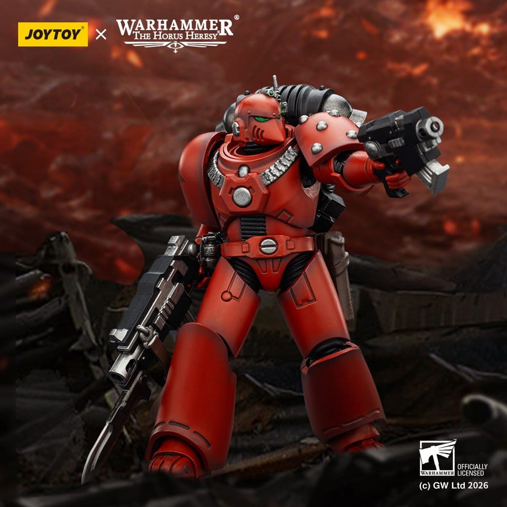 Warhammer The Horus Heresy Action Figure Blood Angels MKVI Tactical Legionary Joy Toy (CN)