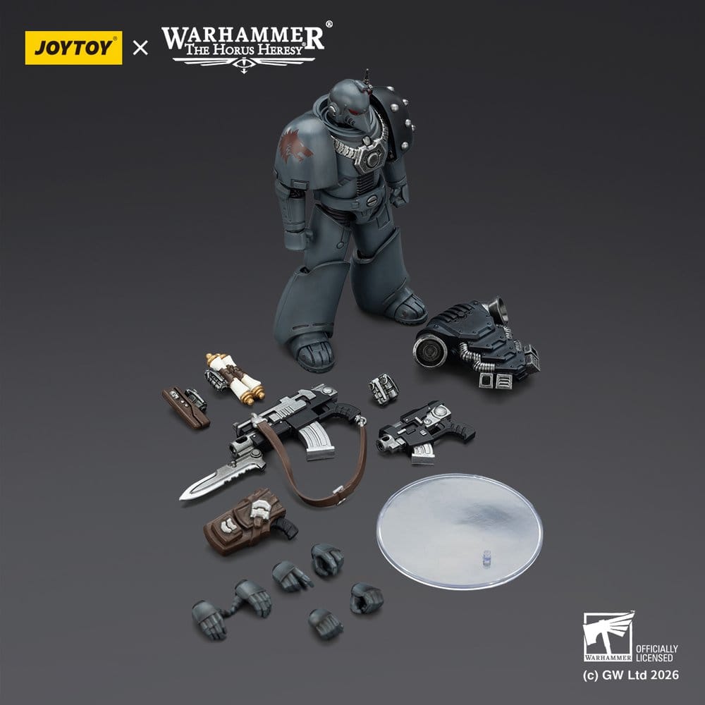 Warhammer The Horus Heresy Action Figure Space Wolves MKVI Tactical Legionary Joy Toy (CN)