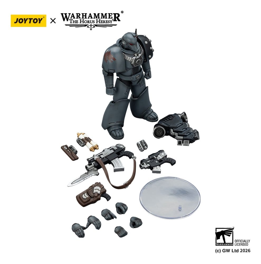 Warhammer The Horus Heresy Action Figure Space Wolves MKVI Tactical Legionary Joy Toy (CN)