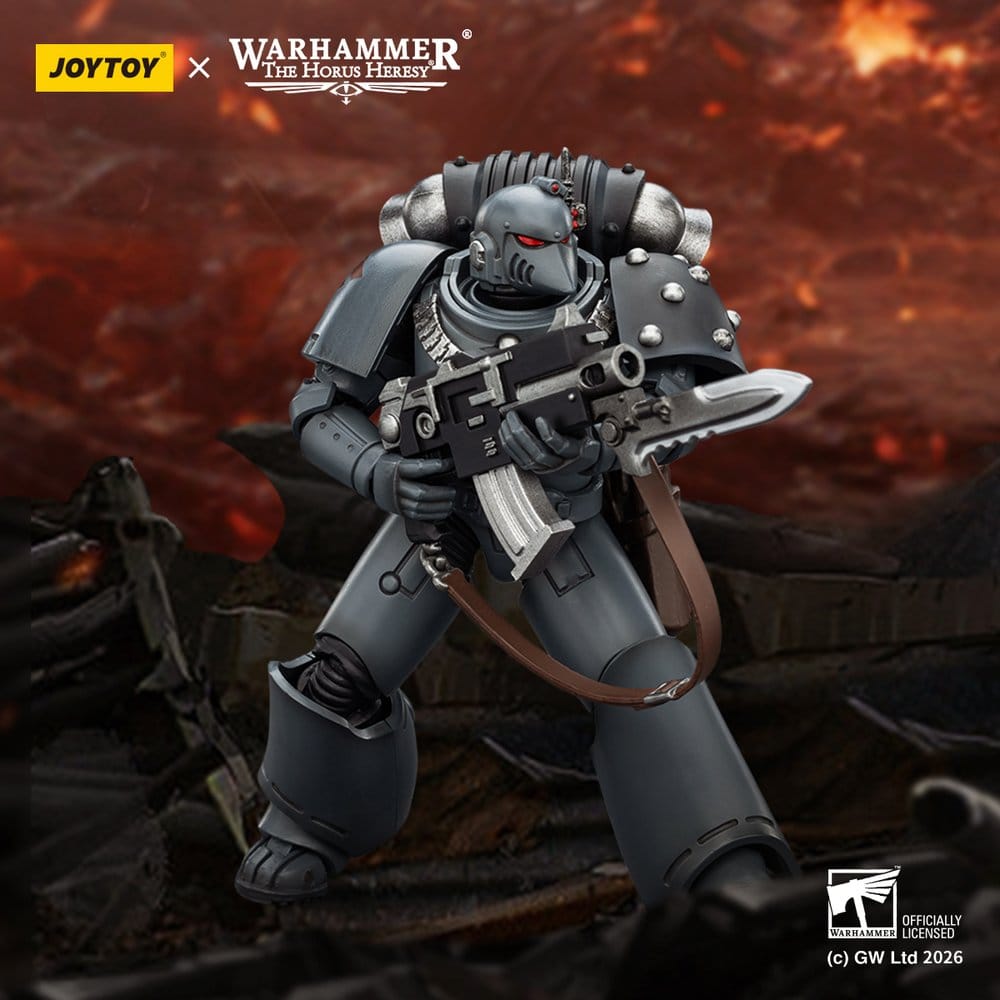 Warhammer The Horus Heresy Action Figure Space Wolves MKVI Tactical Legionary Joy Toy (CN)