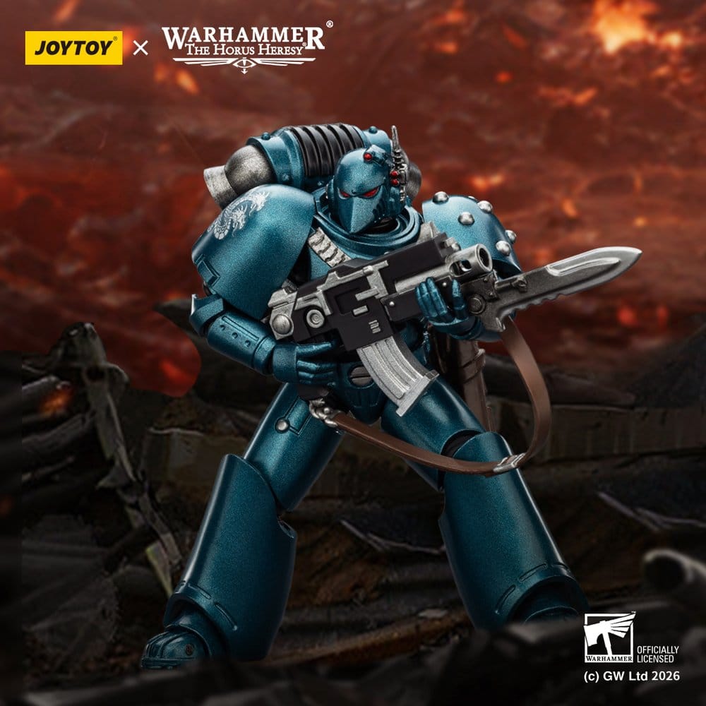 Warhammer The Horus Heresy Action Figure Alpha Legion MKVI Tactical Legionary Joy Toy (CN)
