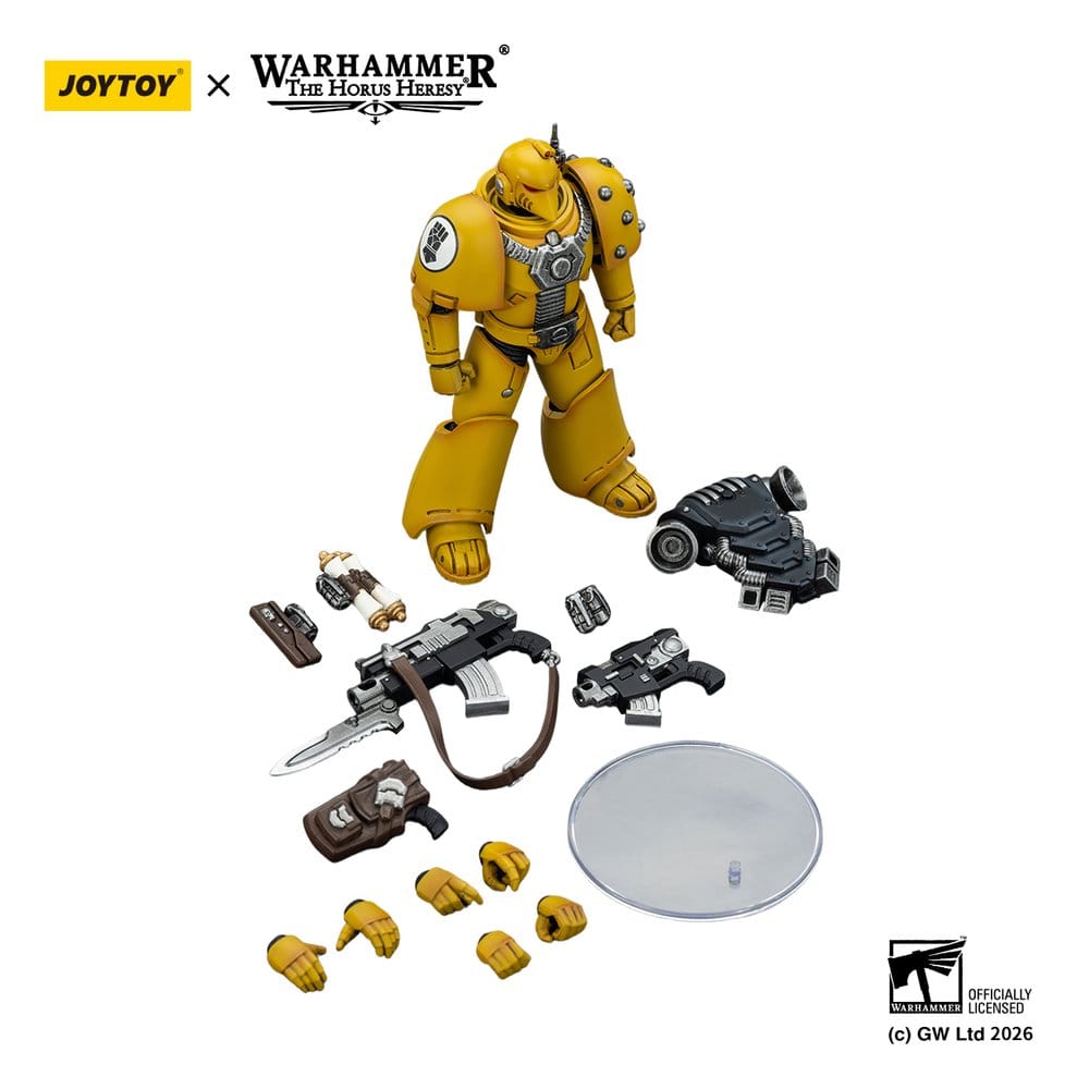 Warhammer The Horus Heresy Action Figure Imperial Fist MKVI Tactical Legionary Joy Toy (CN)