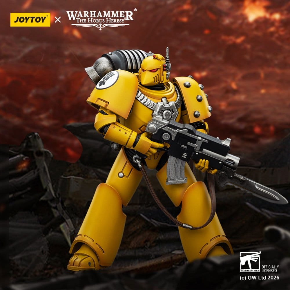 Warhammer The Horus Heresy Action Figure Imperial Fist MKVI Tactical Legionary Joy Toy (CN)