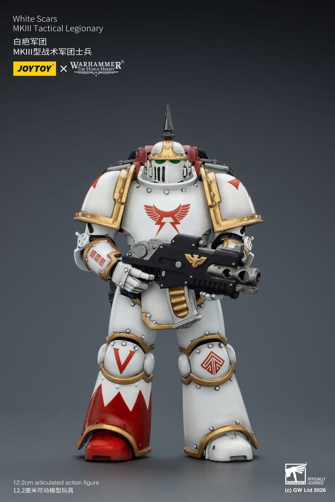 Warhammer The Horus Heresy Action Figure White Scars MKIll Tactical Legionary Joy Toy (CN)