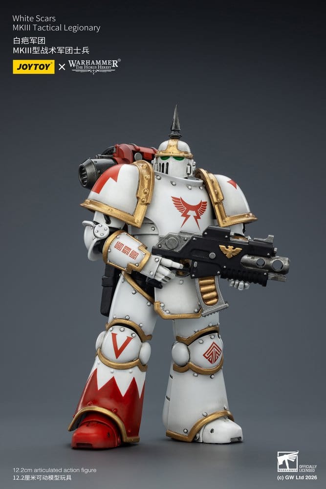 Warhammer The Horus Heresy Action Figure White Scars MKIll Tactical Legionary Joy Toy (CN)