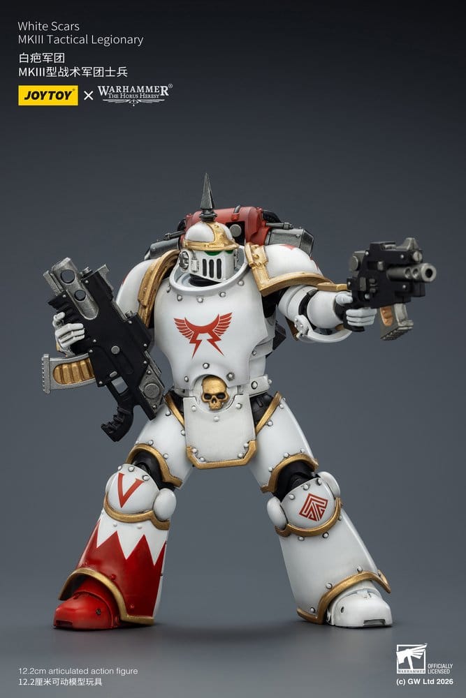 Warhammer The Horus Heresy Action Figure White Scars MKIll Tactical Legionary Joy Toy (CN)