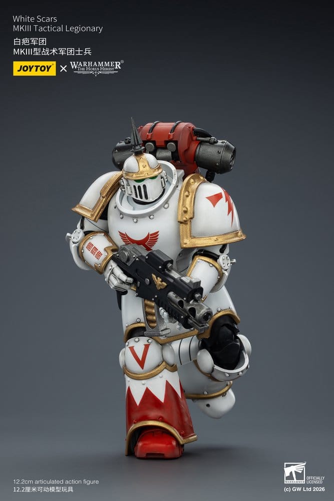 Warhammer The Horus Heresy Action Figure White Scars MKIll Tactical Legionary Joy Toy (CN)