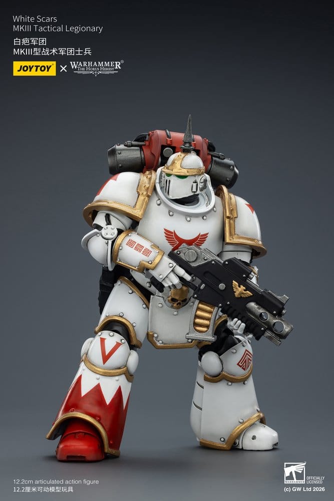 Warhammer The Horus Heresy Action Figure White Scars MKIll Tactical Legionary Joy Toy (CN)