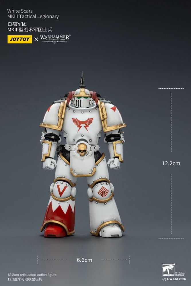 Warhammer The Horus Heresy Action Figure White Scars MKIll Tactical Legionary Joy Toy (CN)