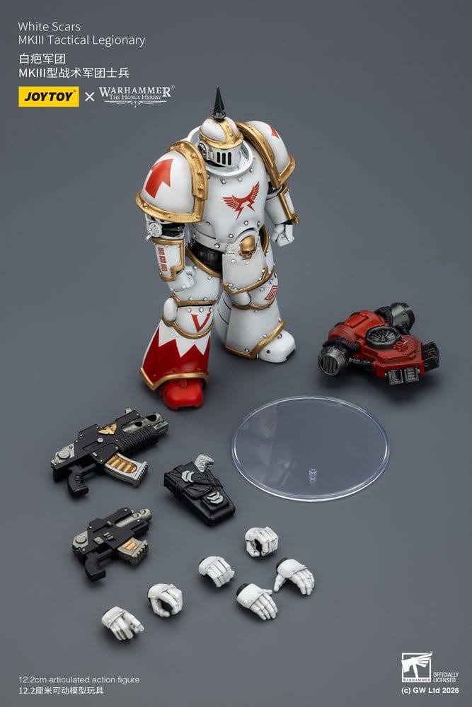 Warhammer The Horus Heresy Action Figure White Scars MKIll Tactical Legionary Joy Toy (CN)