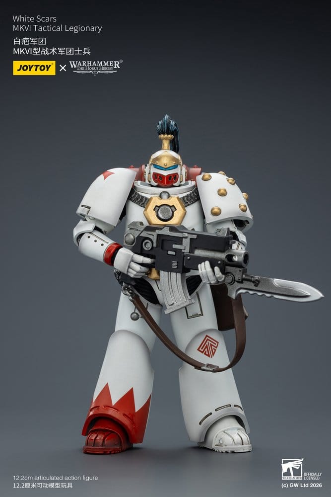 Warhammer The Horus Heresy Action Figure White Scars MKVI Tactical Legionary Joy Toy (CN)