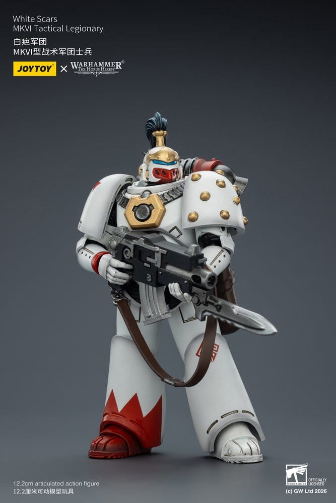 Warhammer The Horus Heresy Action Figure White Scars MKVI Tactical Legionary Joy Toy (CN)