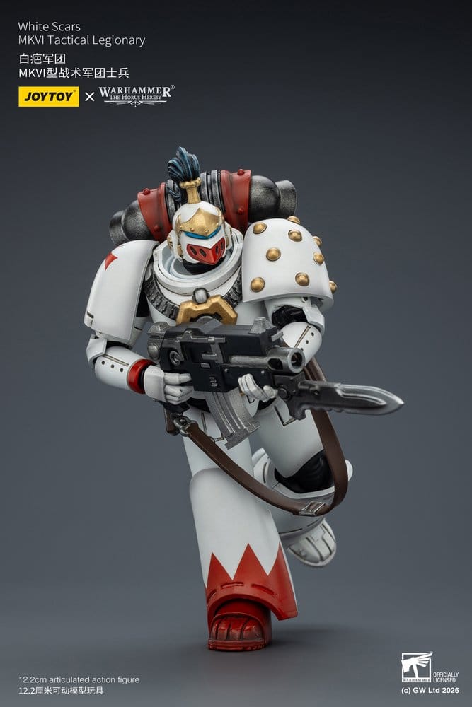 Warhammer The Horus Heresy Action Figure White Scars MKVI Tactical Legionary Joy Toy (CN)