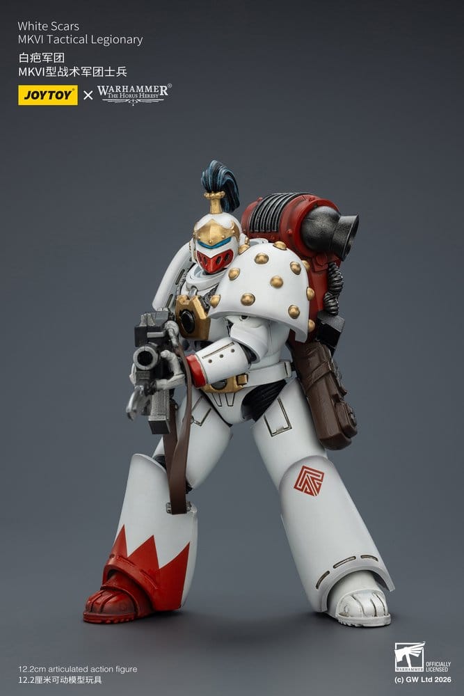 Warhammer The Horus Heresy Action Figure White Scars MKVI Tactical Legionary Joy Toy (CN)