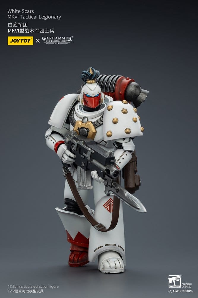 Warhammer The Horus Heresy Action Figure White Scars MKVI Tactical Legionary Joy Toy (CN)