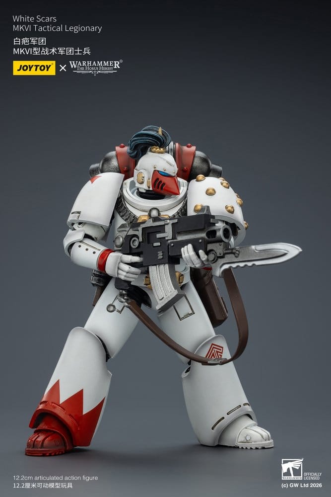 Warhammer The Horus Heresy Action Figure White Scars MKVI Tactical Legionary Joy Toy (CN)