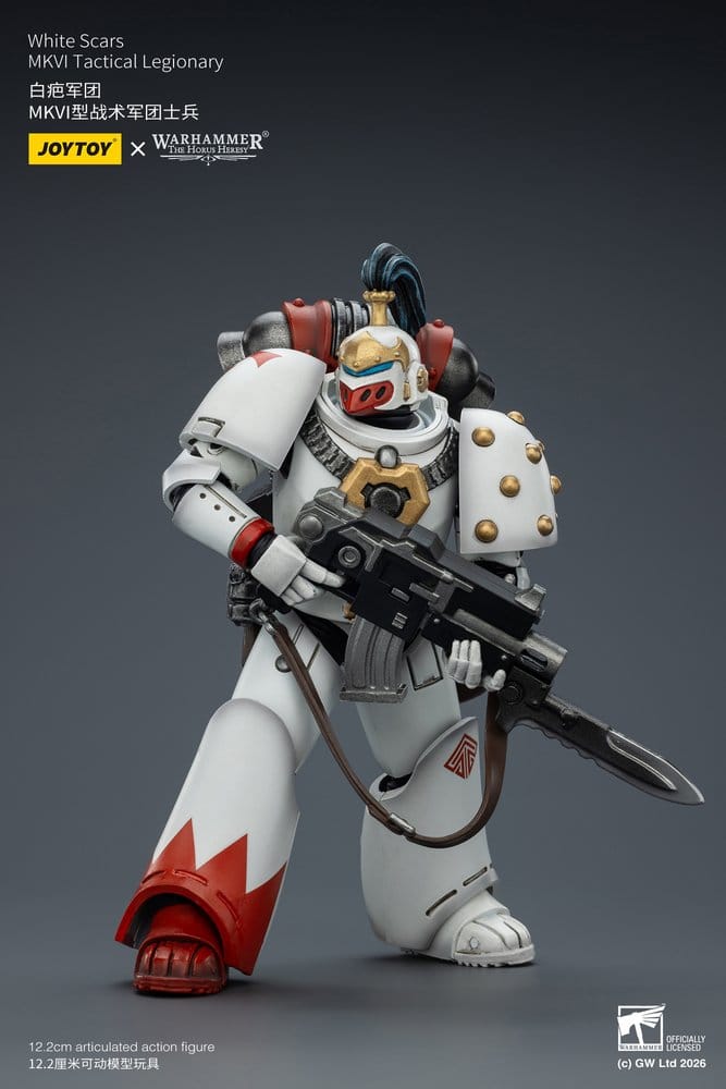 Warhammer The Horus Heresy Action Figure White Scars MKVI Tactical Legionary Joy Toy (CN)