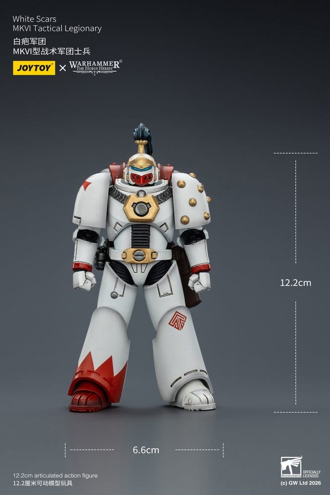 Warhammer The Horus Heresy Action Figure White Scars MKVI Tactical Legionary Joy Toy (CN)