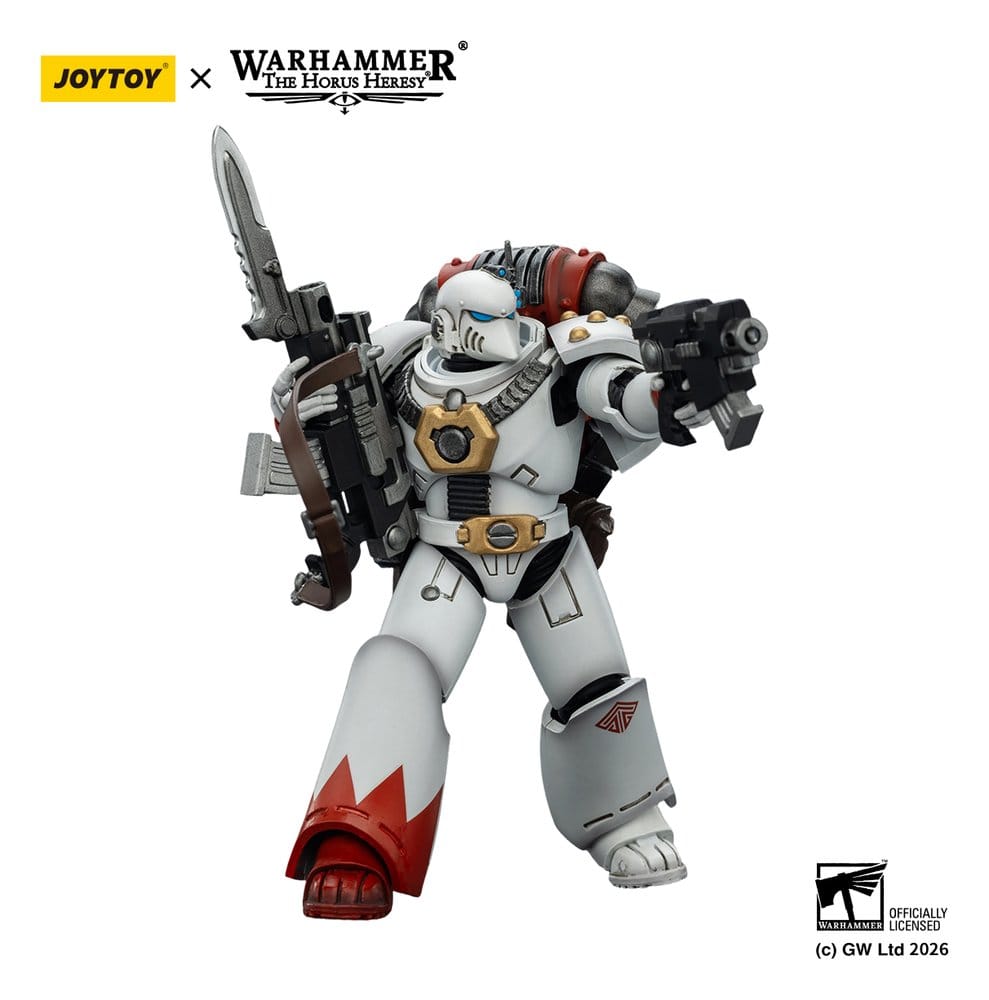 Warhammer The Horus Heresy Action Figure White Scars MKVI Tactical Legionary Joy Toy (CN)