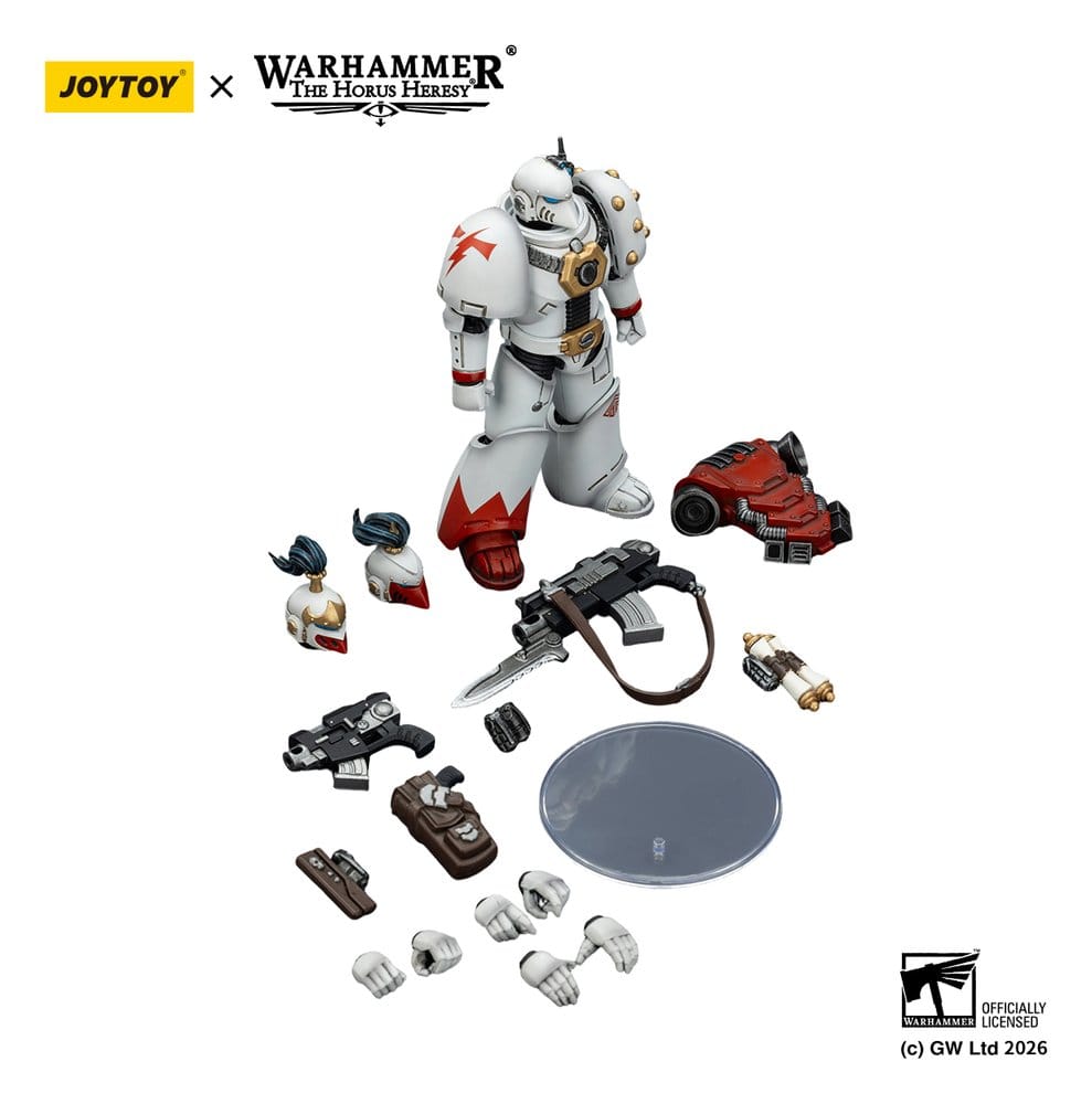 Warhammer The Horus Heresy Action Figure White Scars MKVI Tactical Legionary Joy Toy (CN)