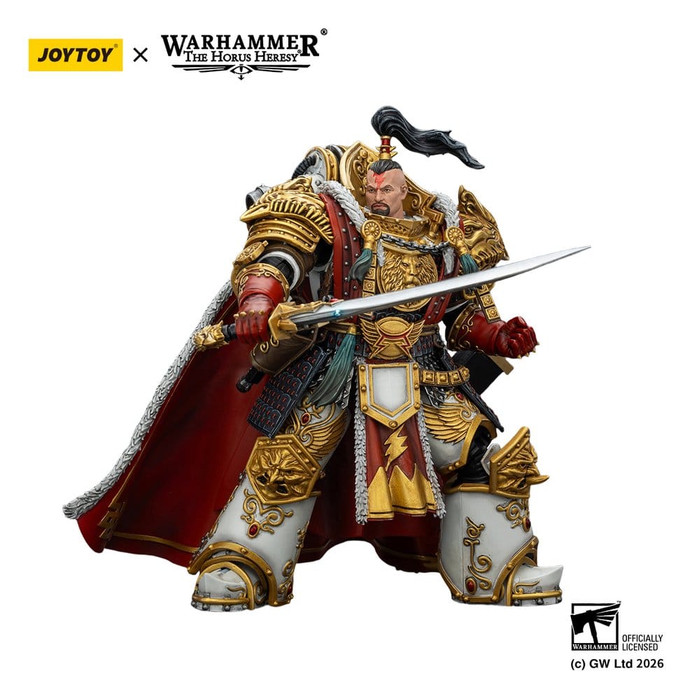 Warhammer The Horus Heresy Action Figure White Scars Jaghatai Khan Primarch of the Vth Legion Joy Toy (CN)