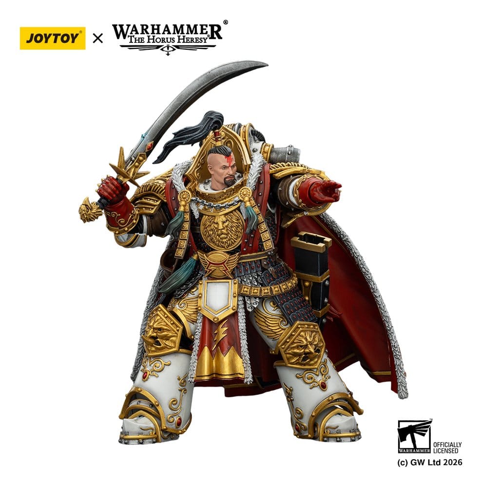 Warhammer The Horus Heresy Action Figure White Scars Jaghatai Khan Primarch of the Vth Legion Joy Toy (CN)