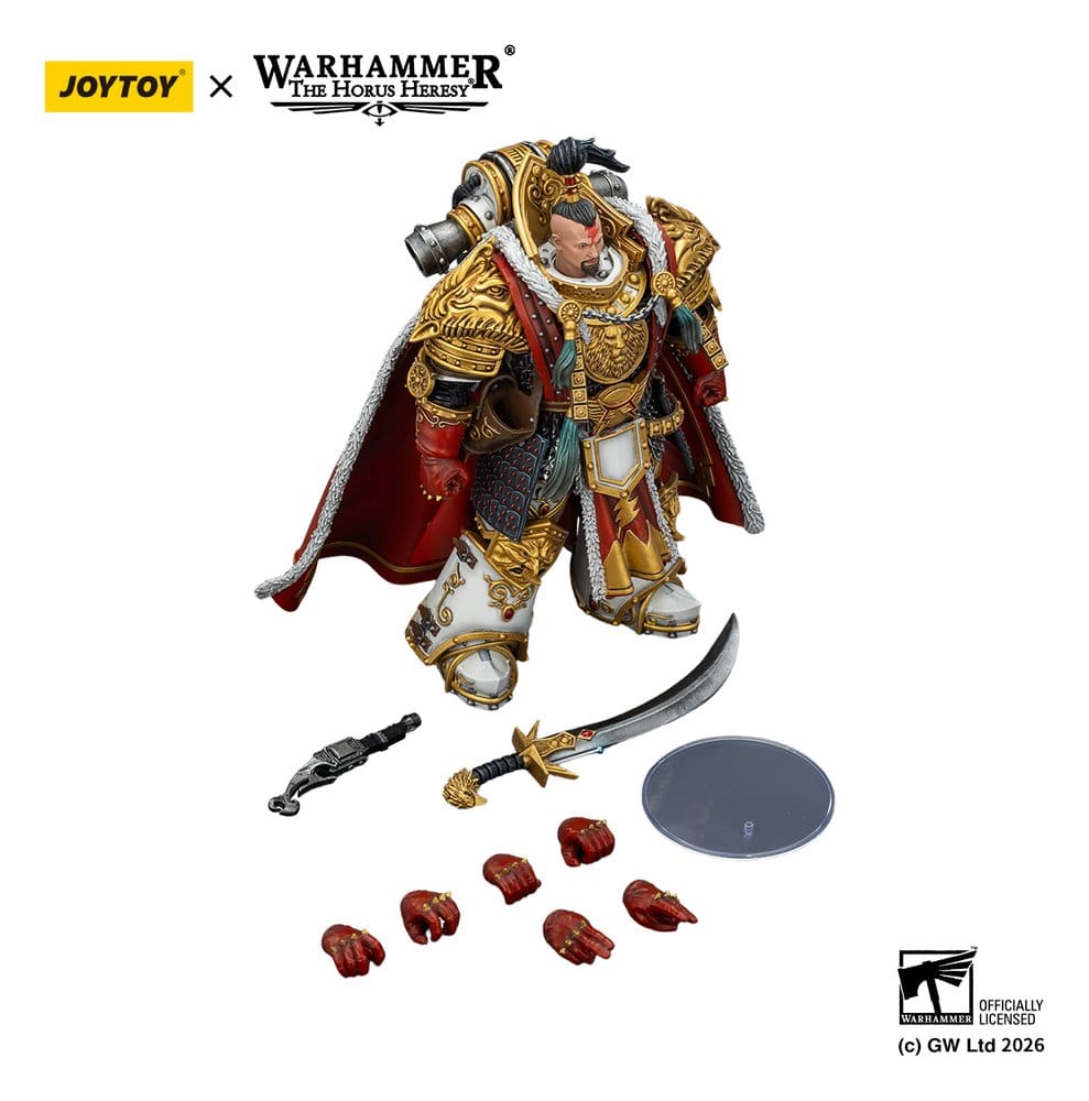 Warhammer The Horus Heresy Action Figure White Scars Jaghatai Khan Primarch of the Vth Legion Joy Toy (CN)