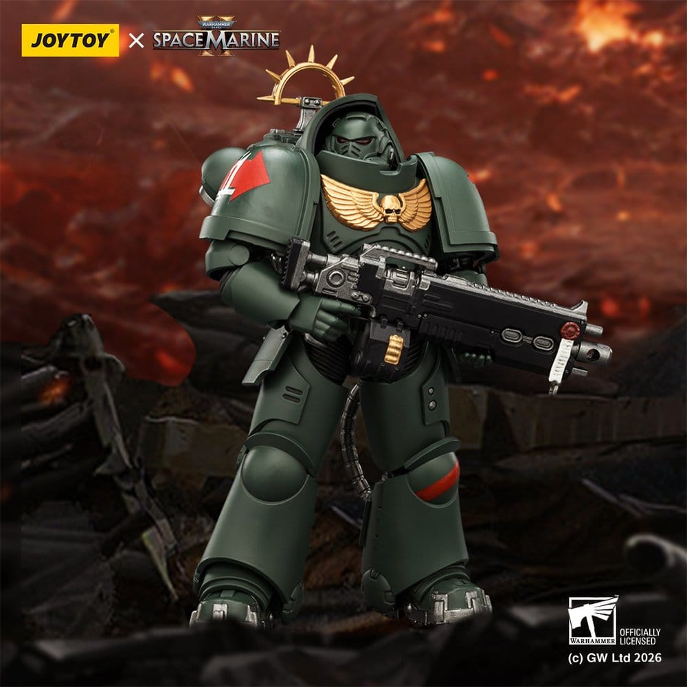Warhammer 40 000 Action Figure Game Edition Dark Angels Heavy Intercessor Joy Toy (CN)