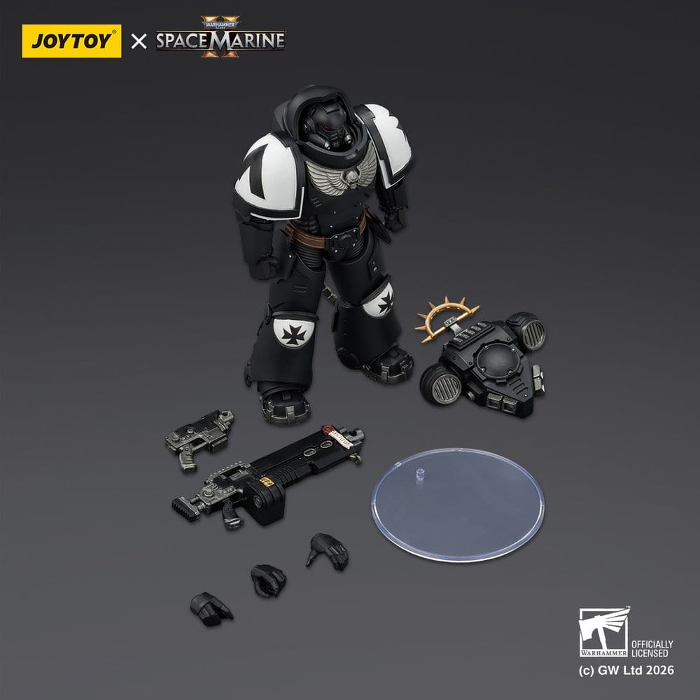 Warhammer 40 000 Action Figure Game Edition Black Templars Heavy Intercessor Joy Toy (CN)