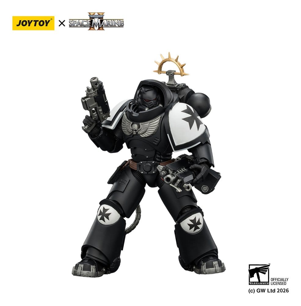 Warhammer 40 000 Action Figure Game Edition Black Templars Heavy Intercessor Joy Toy (CN)