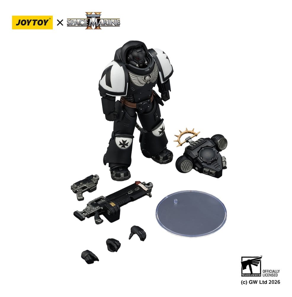 Warhammer 40 000 Action Figure Game Edition Black Templars Heavy Intercessor Joy Toy (CN)
