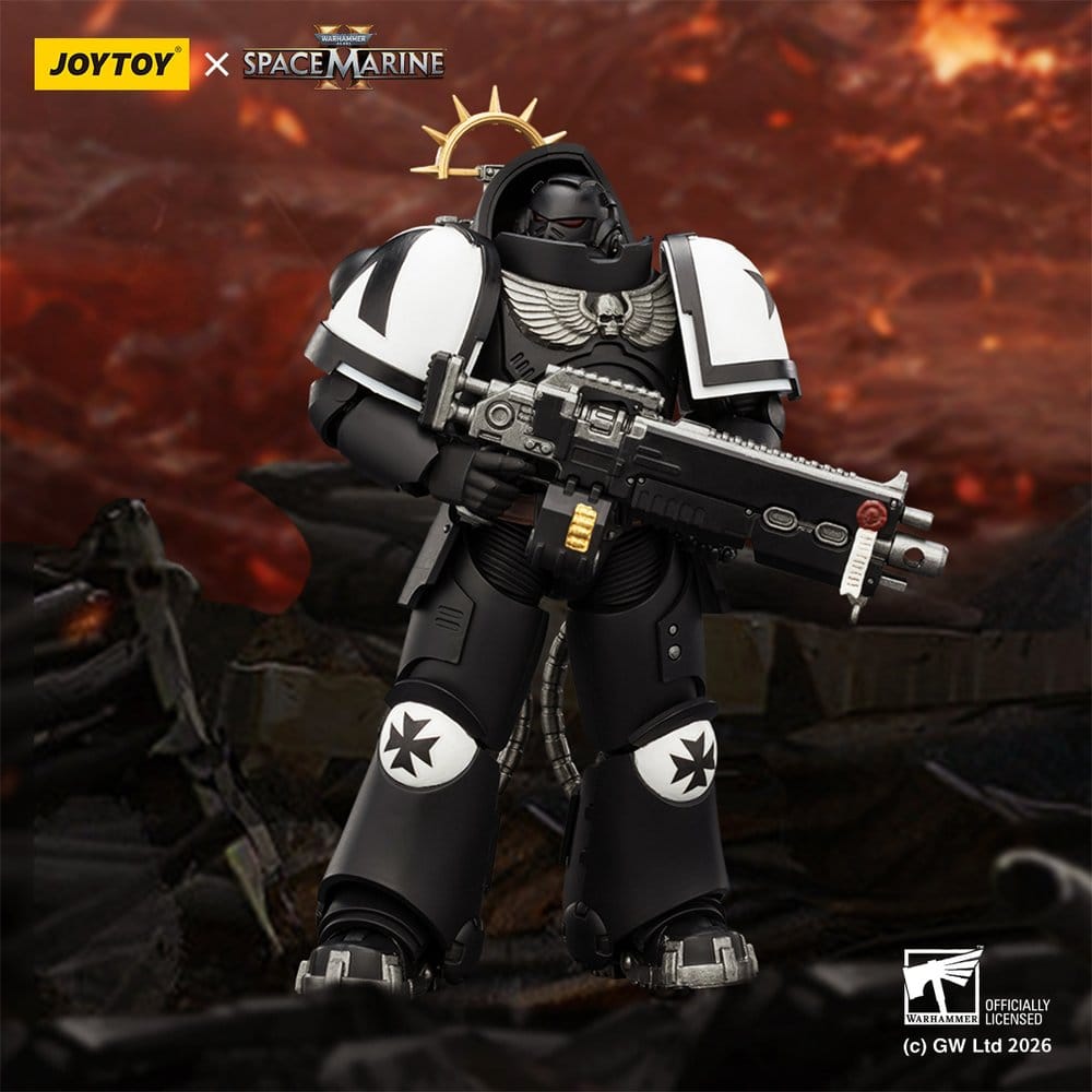 Warhammer 40 000 Action Figure Game Edition Black Templars Heavy Intercessor Joy Toy (CN)