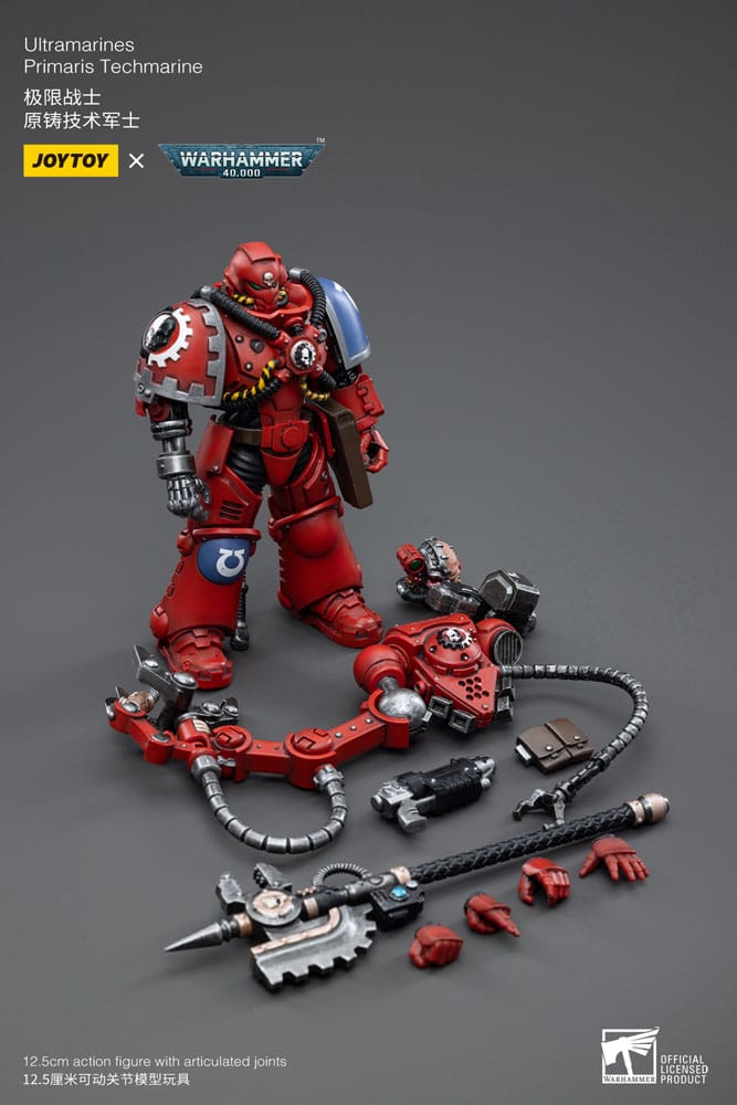 Warhammer 40k Action Figure 1/18 Ultramarines Primaris Techmarine Joy Toy (CN)