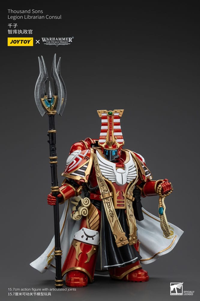Warhammer The Horus Heresy Action Figure 1/18 Thousand Sons Legion Librarian Consut Joy Toy (CN)