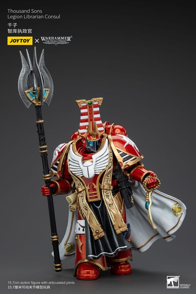 Warhammer The Horus Heresy Action Figure 1/18 Thousand Sons Legion Librarian Consut Joy Toy (CN)
