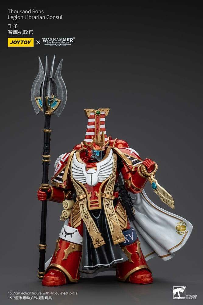 Warhammer The Horus Heresy Action Figure 1/18 Thousand Sons Legion Librarian Consut Joy Toy (CN)