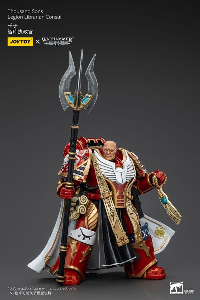 Warhammer The Horus Heresy Action Figure 1/18 Thousand Sons Legion Librarian Consut Joy Toy (CN)