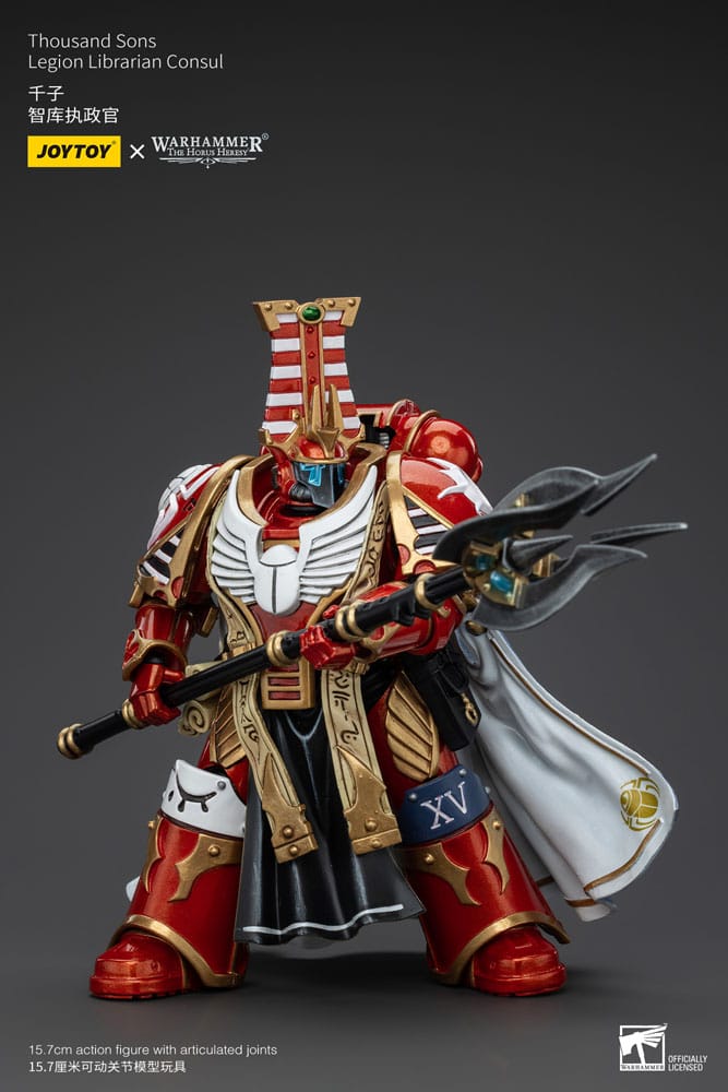 Warhammer The Horus Heresy Action Figure 1/18 Thousand Sons Legion Librarian Consut Joy Toy (CN)