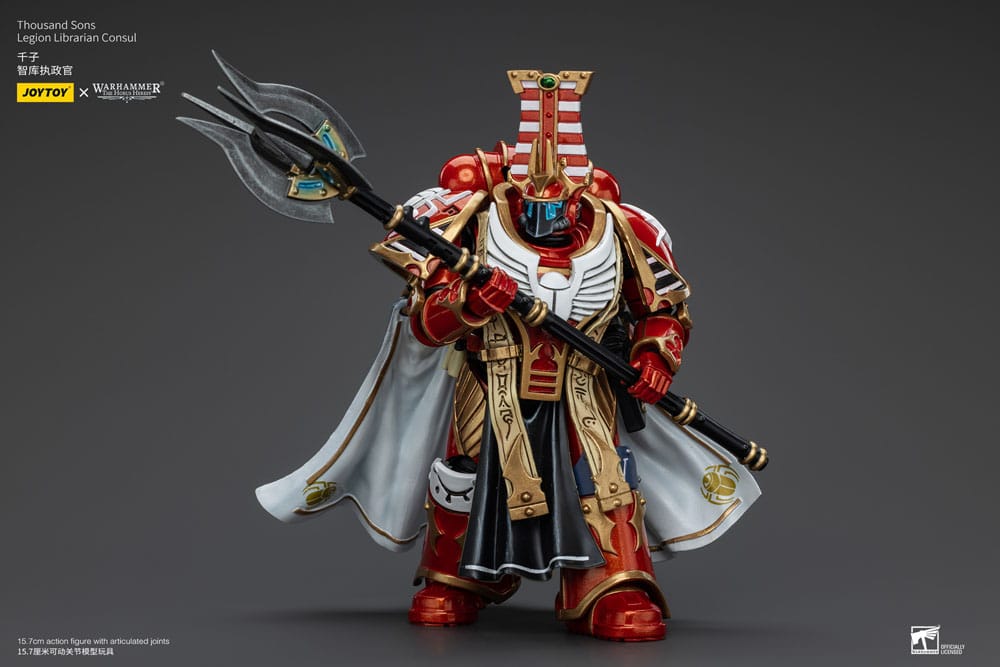 Warhammer The Horus Heresy Action Figure 1/18 Thousand Sons Legion Librarian Consut Joy Toy (CN)