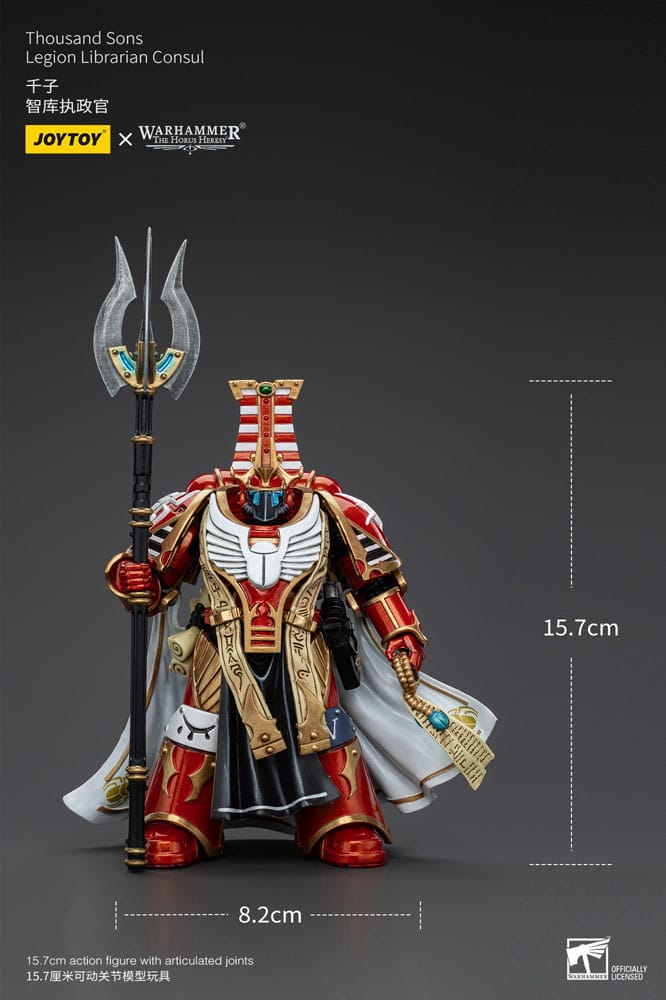 Warhammer The Horus Heresy Action Figure 1/18 Thousand Sons Legion Librarian Consut Joy Toy (CN)