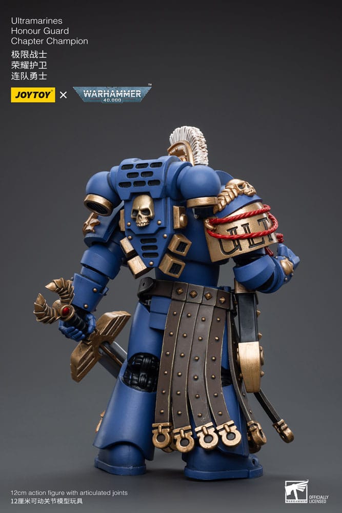 Warhammer 40k Action Figure 1/18 Ultramarines Honour Guard Chapter Champion Joy Toy (CN)