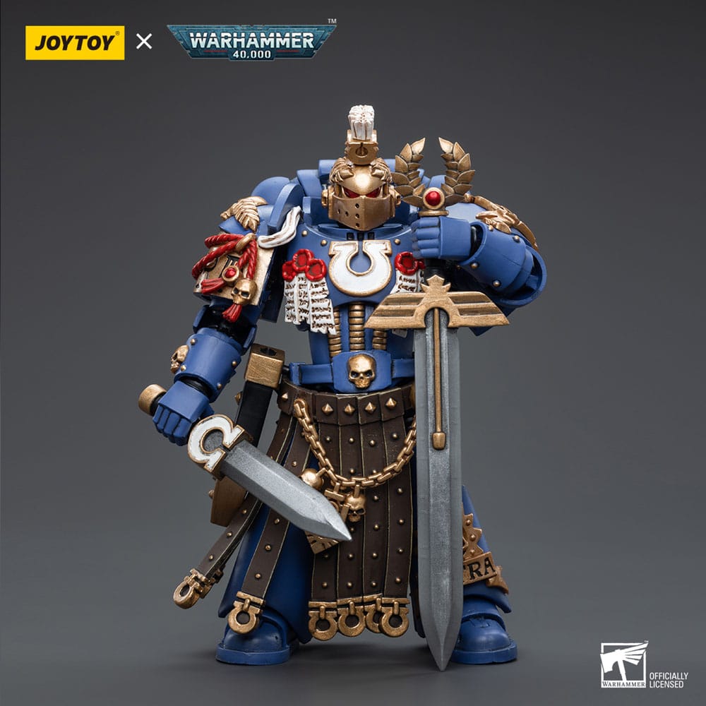 Warhammer 40k Action Figure 1/18 Ultramarines Honour Guard Chapter Champion Joy Toy (CN)