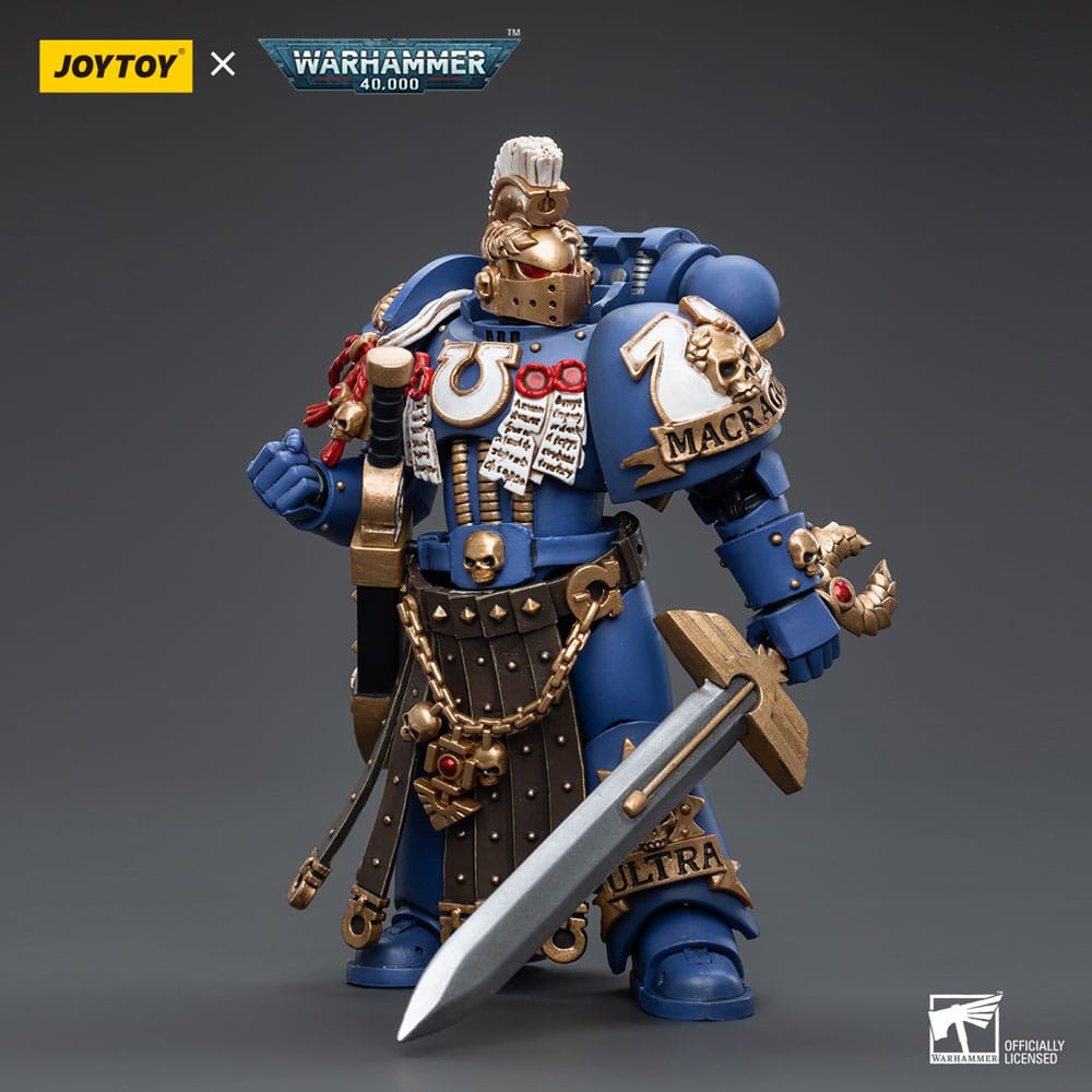 Warhammer 40k Action Figure 1/18 Ultramarines Honour Guard Chapter Champion Joy Toy (CN)