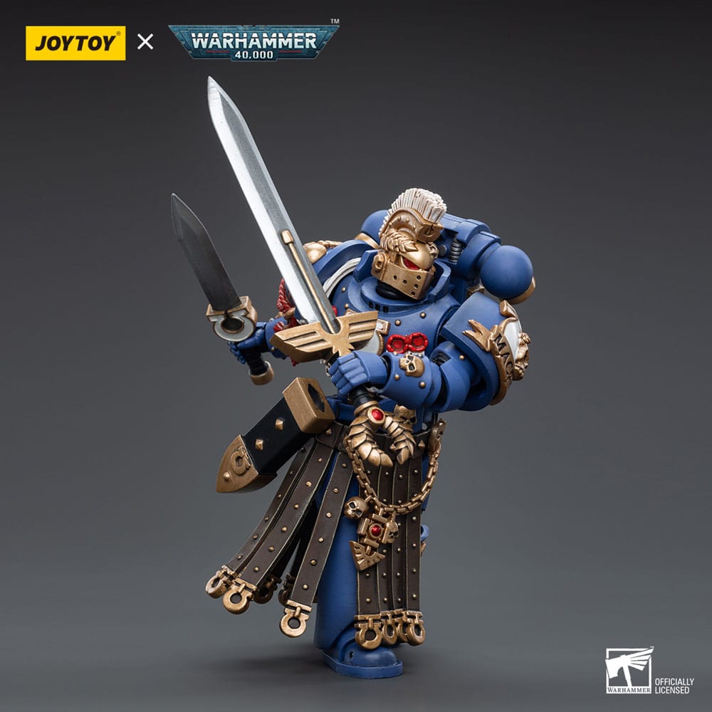 Warhammer 40k Action Figure 1/18 Ultramarines Honour Guard Chapter Champion Joy Toy (CN)