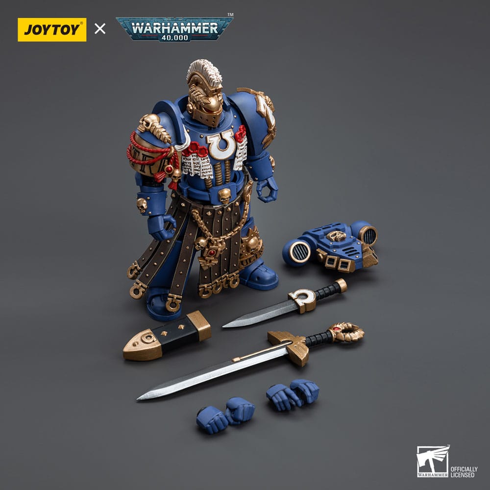 Warhammer 40k Action Figure 1/18 Ultramarines Honour Guard Chapter Champion Joy Toy (CN)